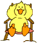 [Duck in a chair]